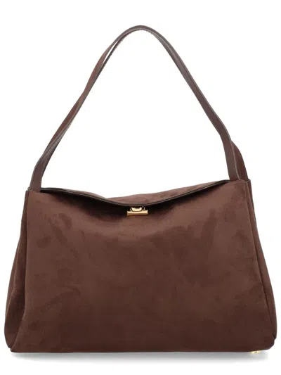 Themoirè Bag "eudora" In Brown