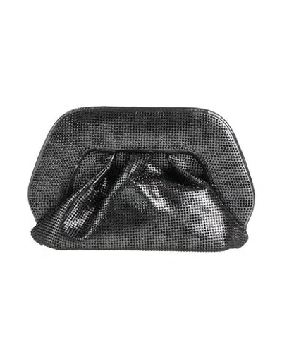 Themoirè Woman Handbag Gunmetal Size - Textile Fibers In Black