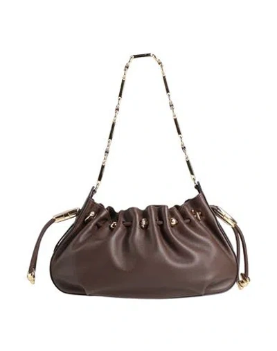 Zimmermann Woman Handbag Chocolate Brown Size - Leather In Brown