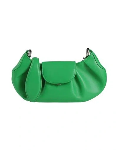 Themoirè Woman Cross-body Bag Green Size - Polyurethane In Green