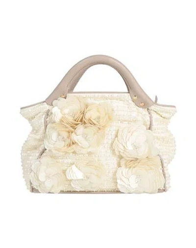 Jamin Puech Woman Handbag Beige Size - Textile Fibers In Sand