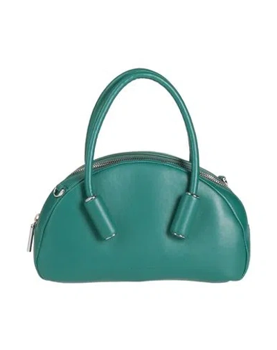 Themoirè Woman Handbag Emerald Green Size - Textile Fibers In Green