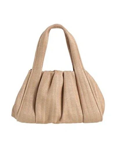 Themoirè Woman Handbag Beige Size - Natural Raffia, Textile Fibers In Sand