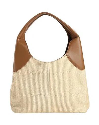 Themoirè Woman Handbag Beige Size - Textile Fibers In Sand