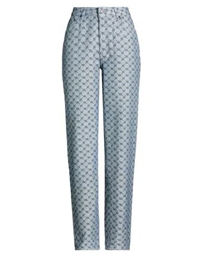 Daily Paper Woman Jeans Blue Size L Cotton In Blue