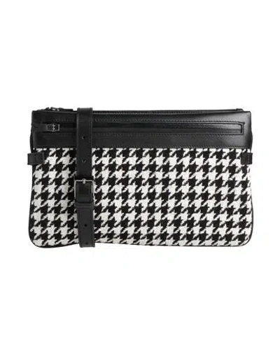 Herno Laminar Woman Cross-body Bag Black Size - Calfskin, Polyamide In Black