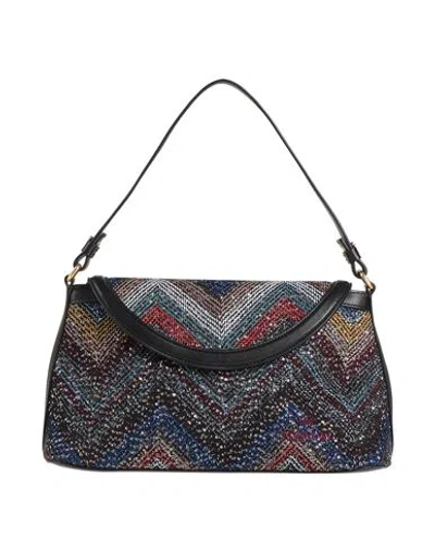 Missoni Woman Handbag Black Size - Textile Fibers In Black