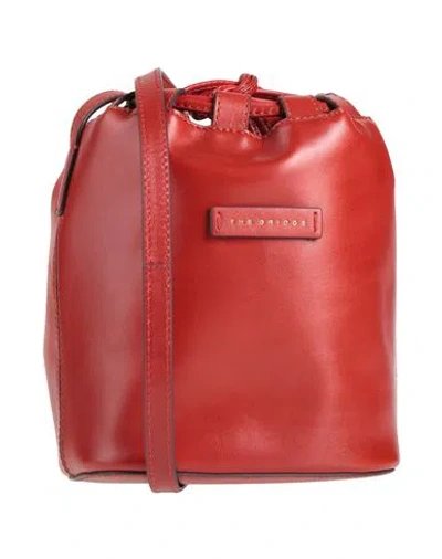 The Bridge Woman Cross-body Bag Red Size - Leather In Red