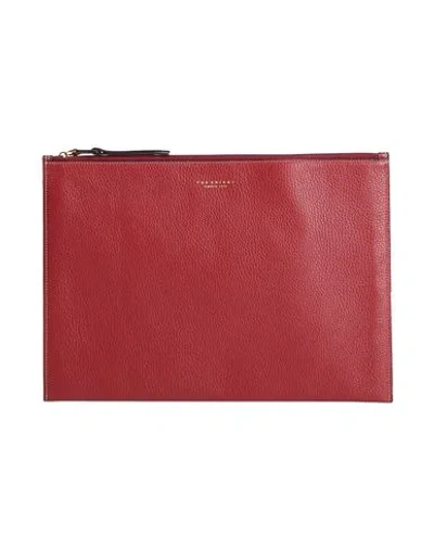 The Bridge Woman Handbag Brick Size - Leather In Red
