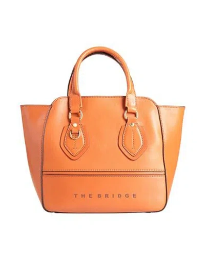 The Bridge Woman Handbag Tan Size - Leather In Orange