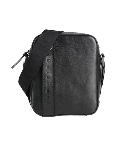 The Bridge Man Cross-body Bag Black Size - Leather In Black