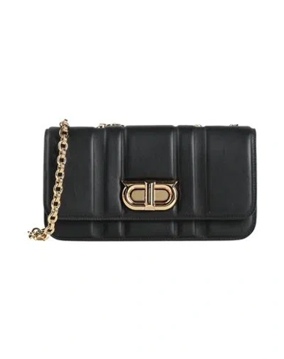 Ferragamo Sl Ew Embos Woman Cross-body Bag Black Size - Calfskin In Black