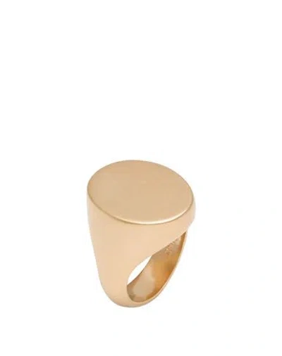 Maison Margiela Woman Ring Gold Size Vi 925/1000 Silver In Gold