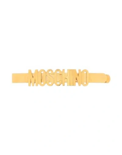 Moschino Couture Woman Hair Accessory Gold Size - Brass, Steel In Gold