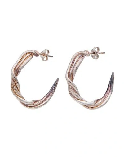 By Nye Woman Earrings Silver Size - 925/1000 Silver In Silver