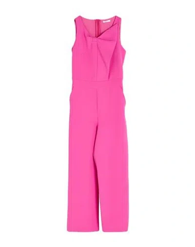L:ú L:ú By Miss Grant Toddler Girl Jumpsuit Fuchsia Size 6 Polyester, Elastane In Pink