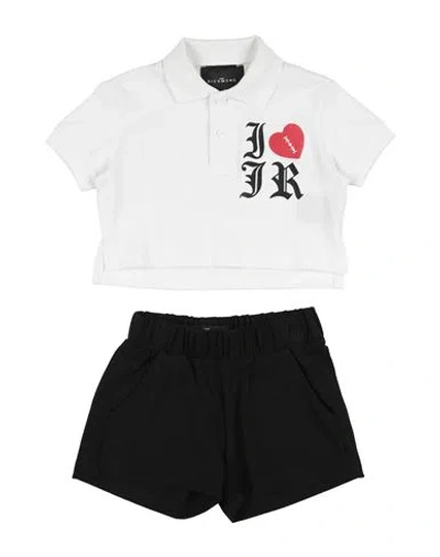 John Richmond Toddler Girl Co-ord Black Size 6 Cotton, Elastane In Multi