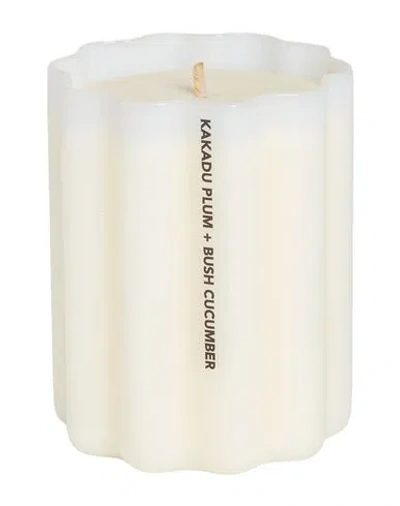 Fazeek Candle Ivory Size - Glass In White