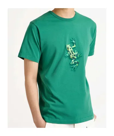 Jw Anderson Mens Jumping Frog T-shirt In Emerald In Green