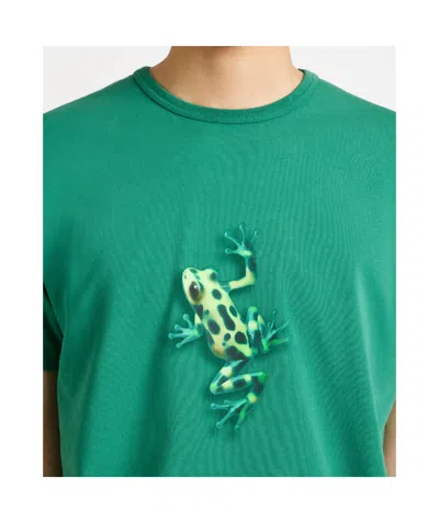 Jw Anderson Mens Jumping Frog T-shirt In Emerald In Green