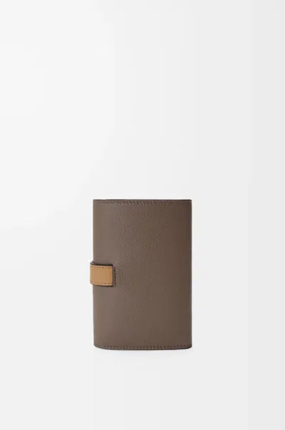 Loewe Small Vertical Wallet In Brown
