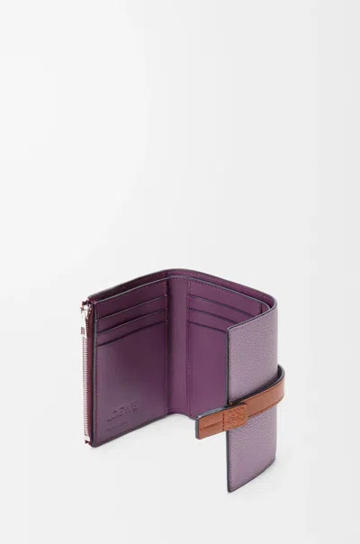 Loewe Small Vertical Wallet In Purple