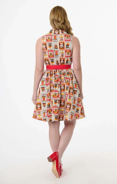 Smak Parlour Sleeveless Flare Dress In Multi