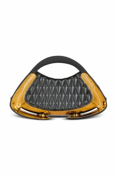Balmain Small Jolie Madame Top-handle Bag In Black