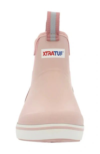 Xtratuf X Salmon Sisters Waterproof Ankle Deck Boot In Pink
