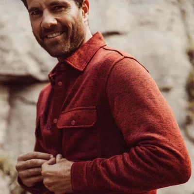 Mountain Khakis Norris Shirtjac In Burgundy