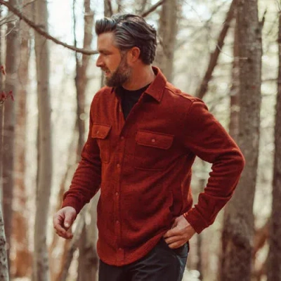 Mountain Khakis Norris Shirtjac In Burgundy