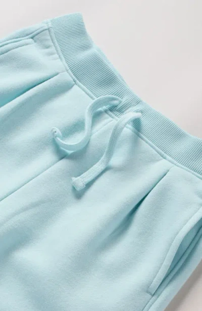 Zella Girl Cloud Soft Pleated Wide Leg Knit Pants In Blue