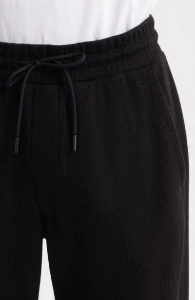 Zella Waffle Knit Joggers In Black