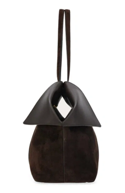 Ferragamo Large Tote Bag Contrast Panels In Pink