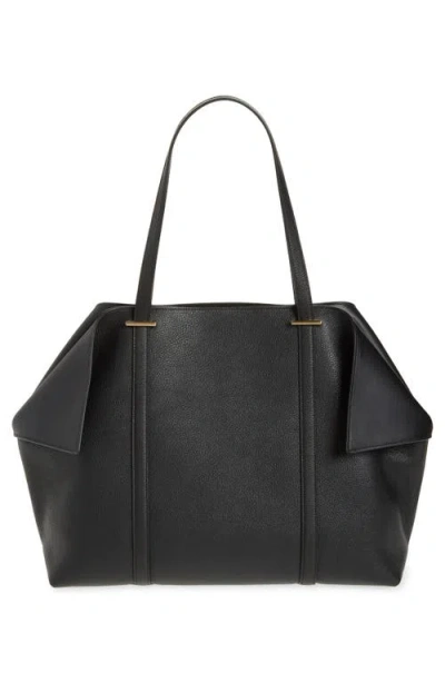 Ferragamo Large Folded Suede Tote In Pattern
