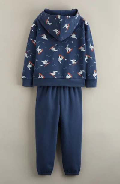 Tucker + Tate Kids' Print Hoodie & Joggers Set In Blue