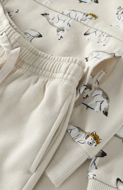 Tucker + Tate Kids' Print Hoodie & Joggers Set In Neutral