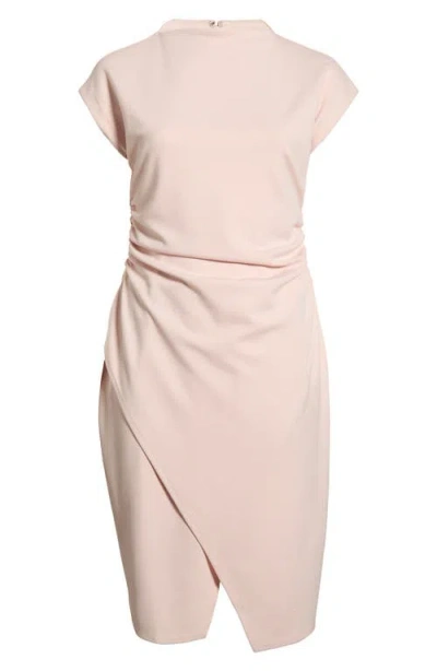 Nordstrom Ruched Cap Sleeve Dress In Pink