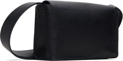 Studio Nicholson Navy Meshi Mini Leather Bag In Blue