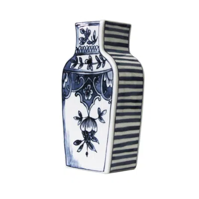 Twig New York Well Versed Blue Vase - Small In Blue