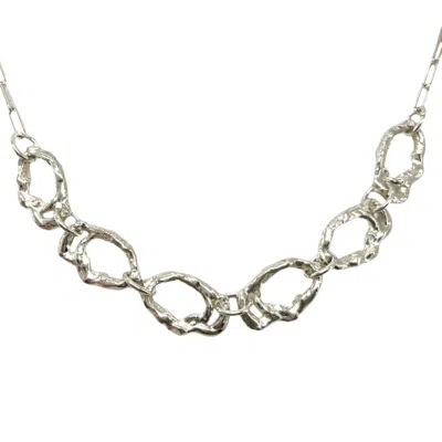 Bio-trimmings Women's Pascal Statement Necklace Silver In Silver
