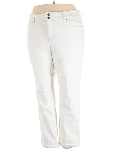 Pre-owned Lane Bryant Jeans In White