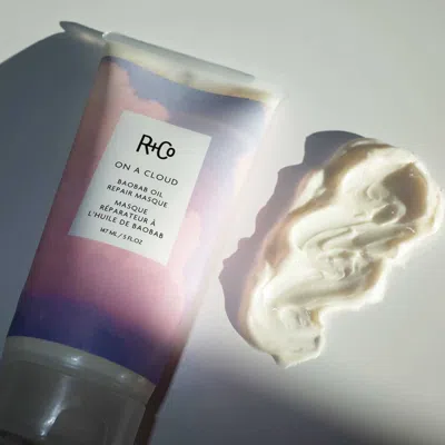 R + Co On A Cloud Baobab Oil Repair Masque In Transparent