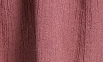 Bp. Ruffle Tie Neck Button-up Shirt In Pink