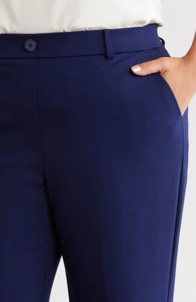 Kasper Pull-on Trouser Pants In Blue