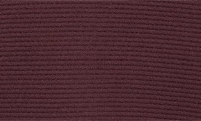Zella Ottoman Cotton Blend Ribbed Hoodie In Burgundy