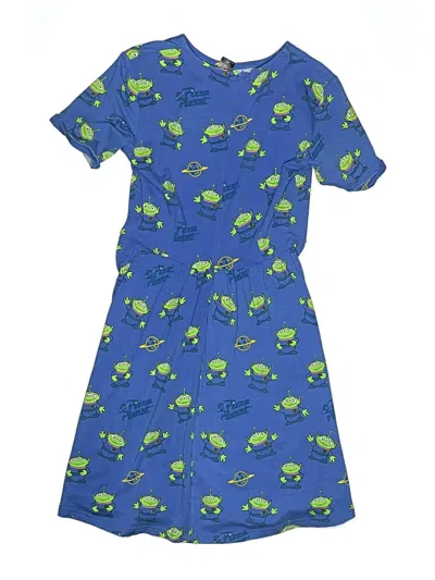 Pre-owned Disney Kids' Dress In Blue