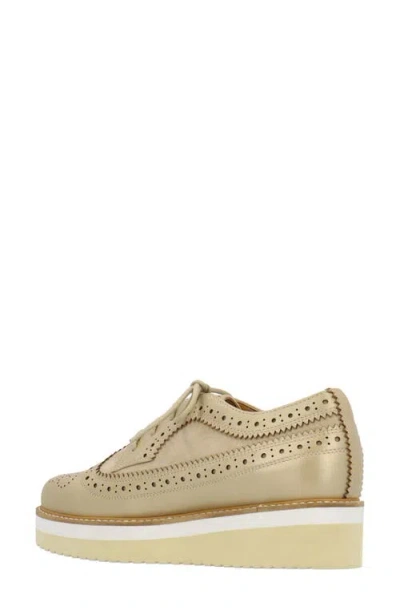 L'amour Des Pieds Zorielle Platform Oxford In Brown