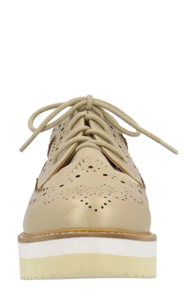 L'amour Des Pieds Zorielle Platform Oxford In Brown