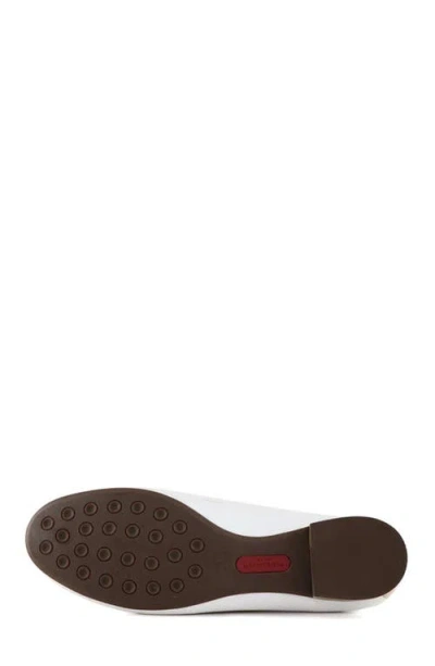 Marc Joseph New York Grand Street Leather Buckle Loafer In White